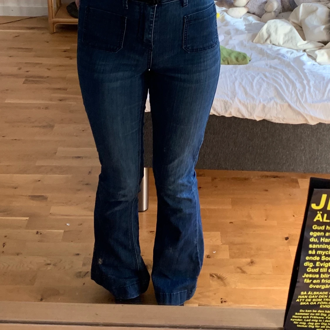 Utsvängda jeans