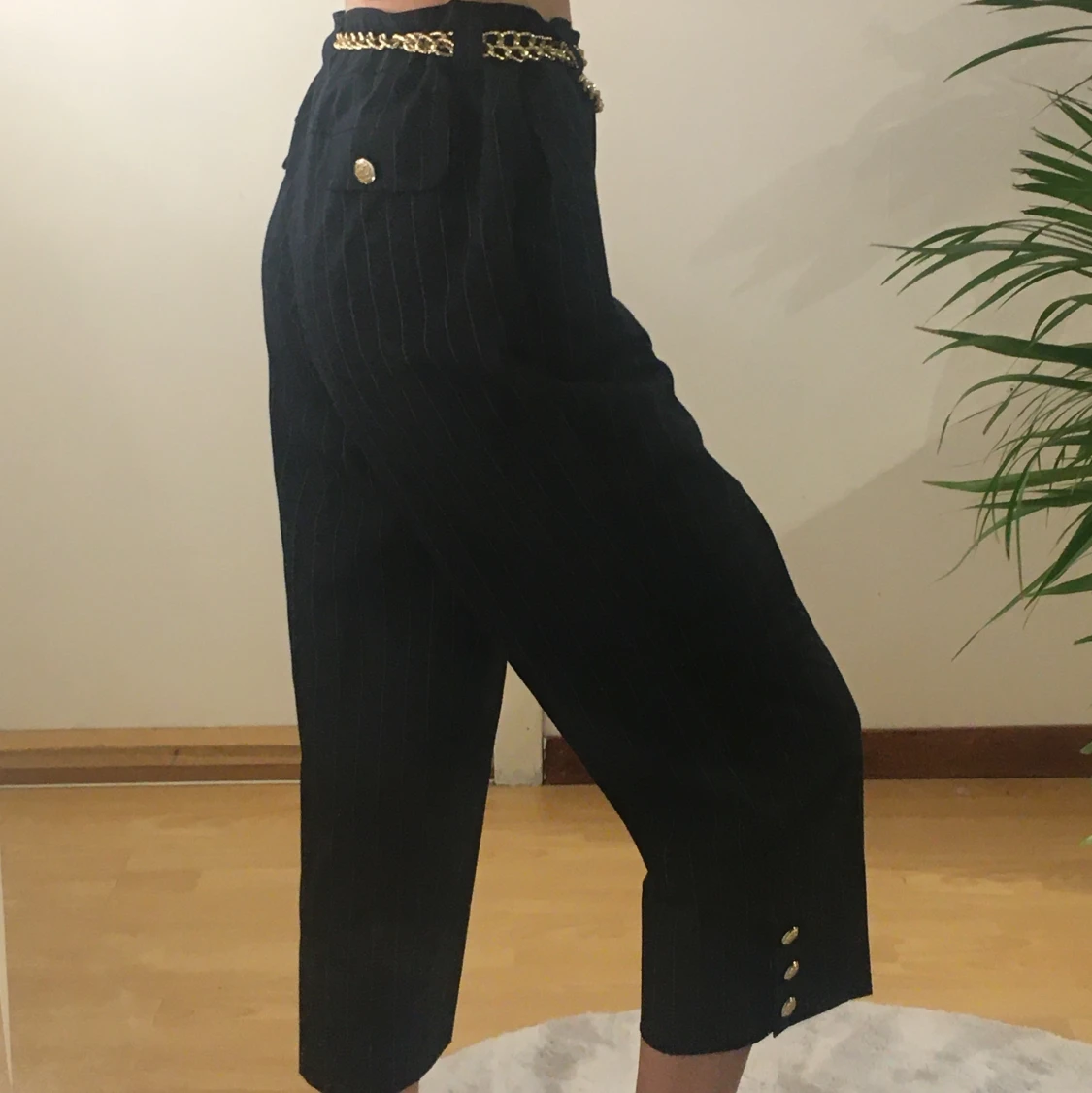 Marinblåa Kostymbyxor - 91