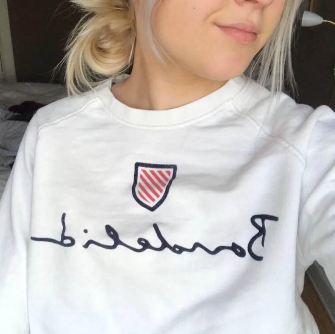 Vit sweatshirt! - 90