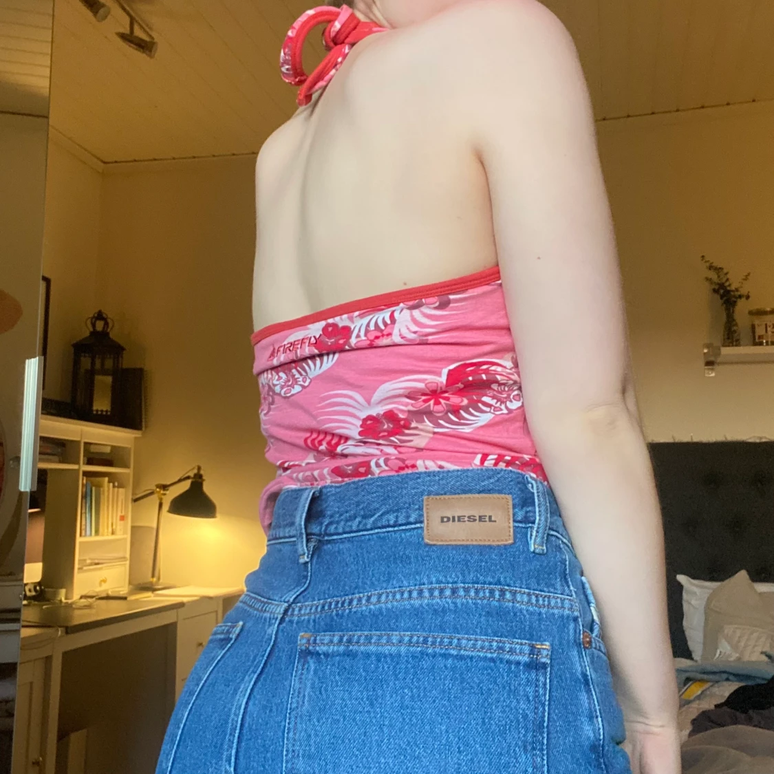 Halterneck topp - 90