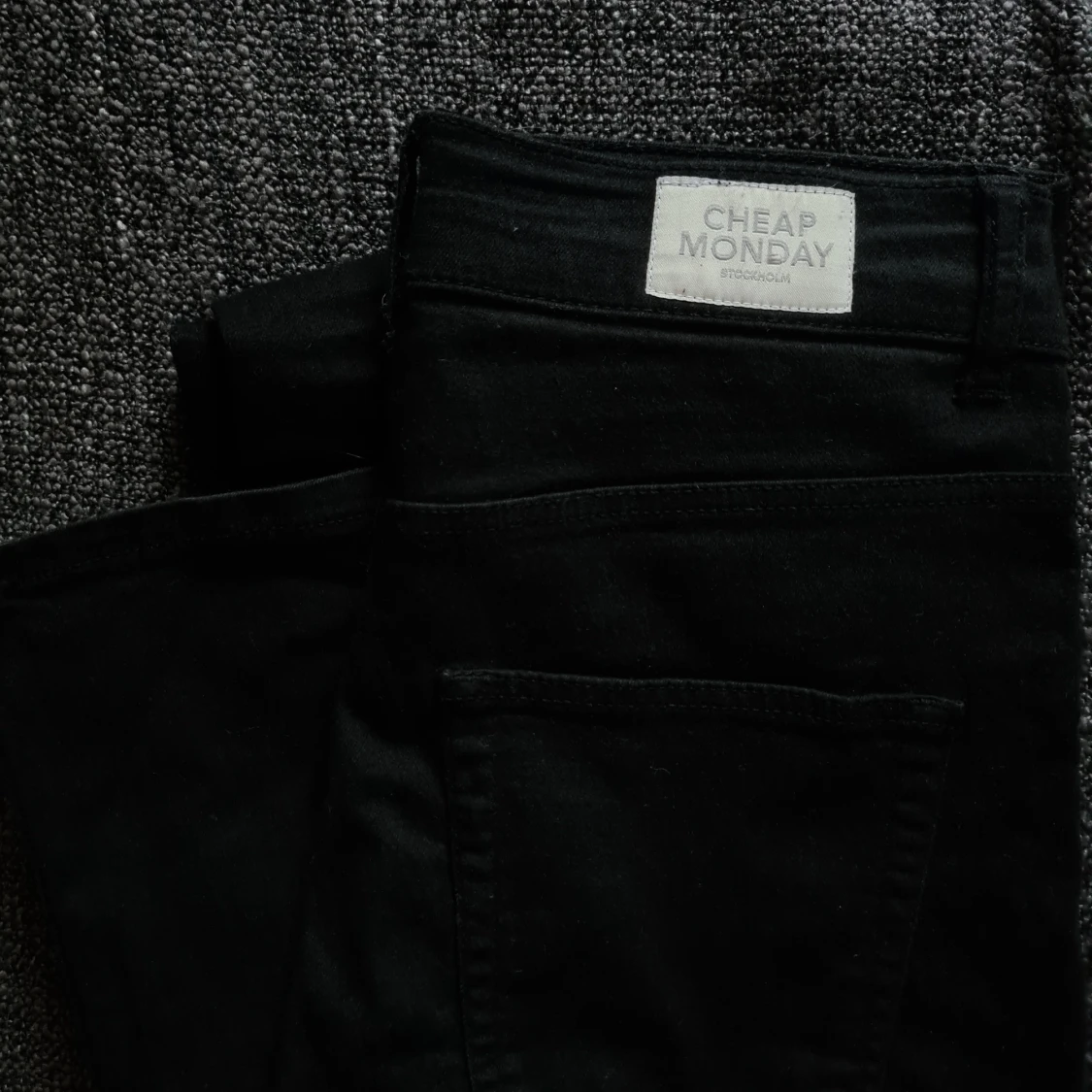 Svarta bootcut jeans - 91