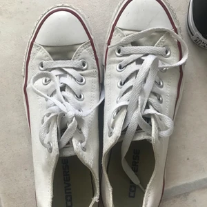 Klassiska låga converse i vit  - Storlek 38