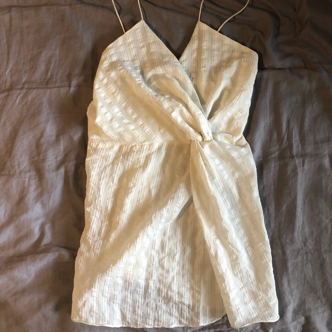 Ljusgul Zara klänning/blus