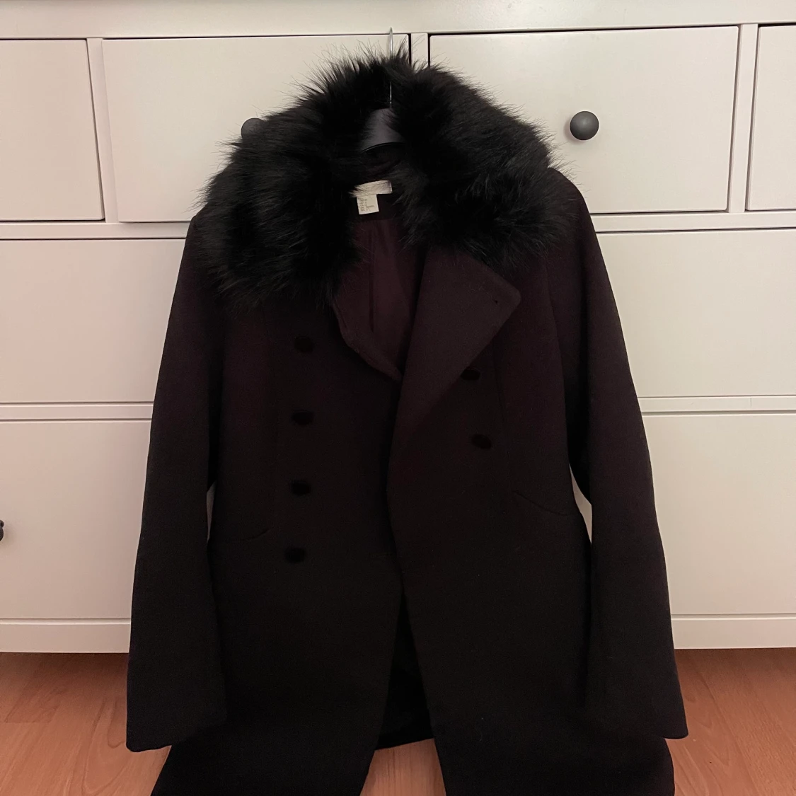 Kappa med pälskrage!!