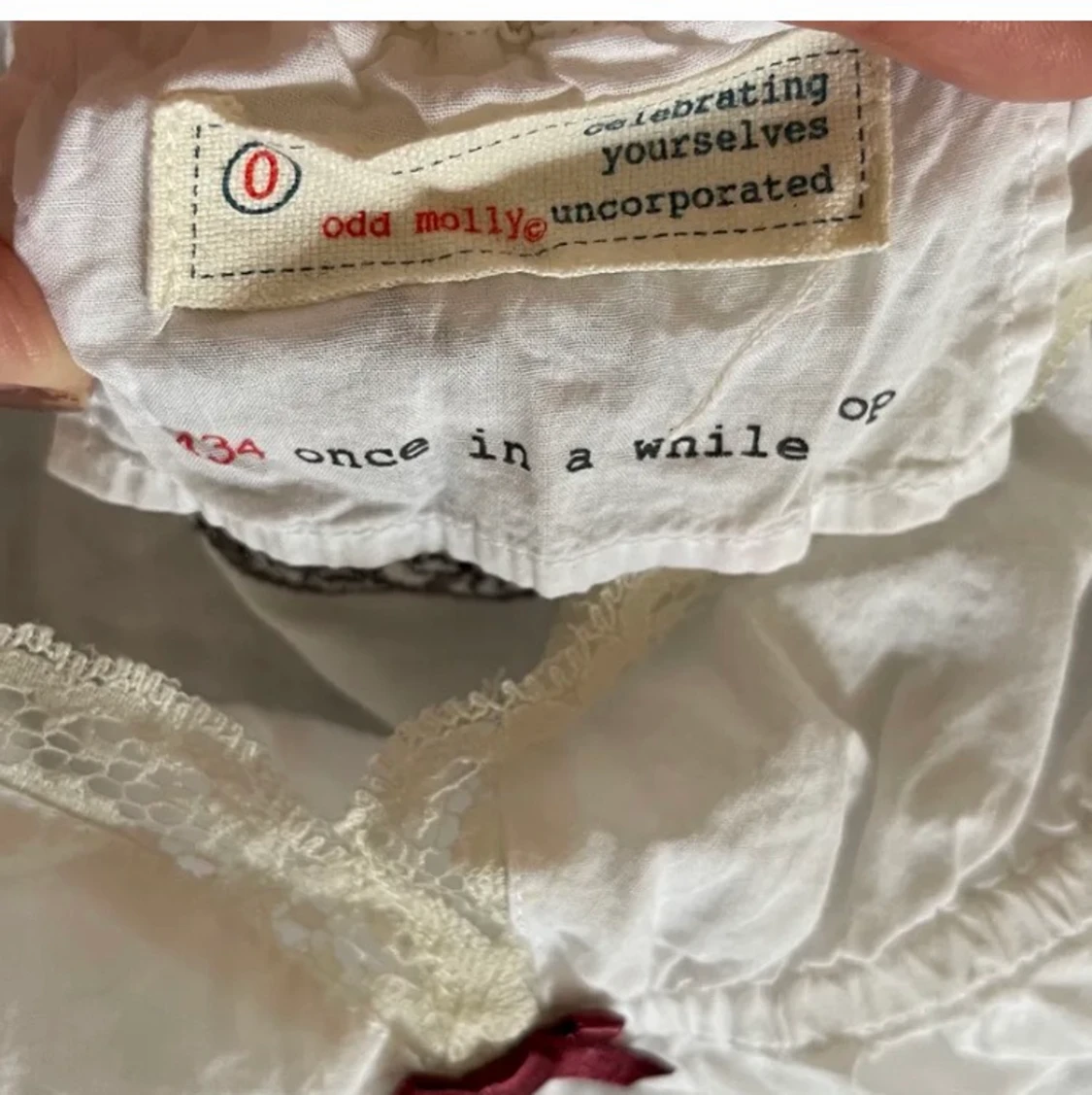 Vitt odd molly linne - 91