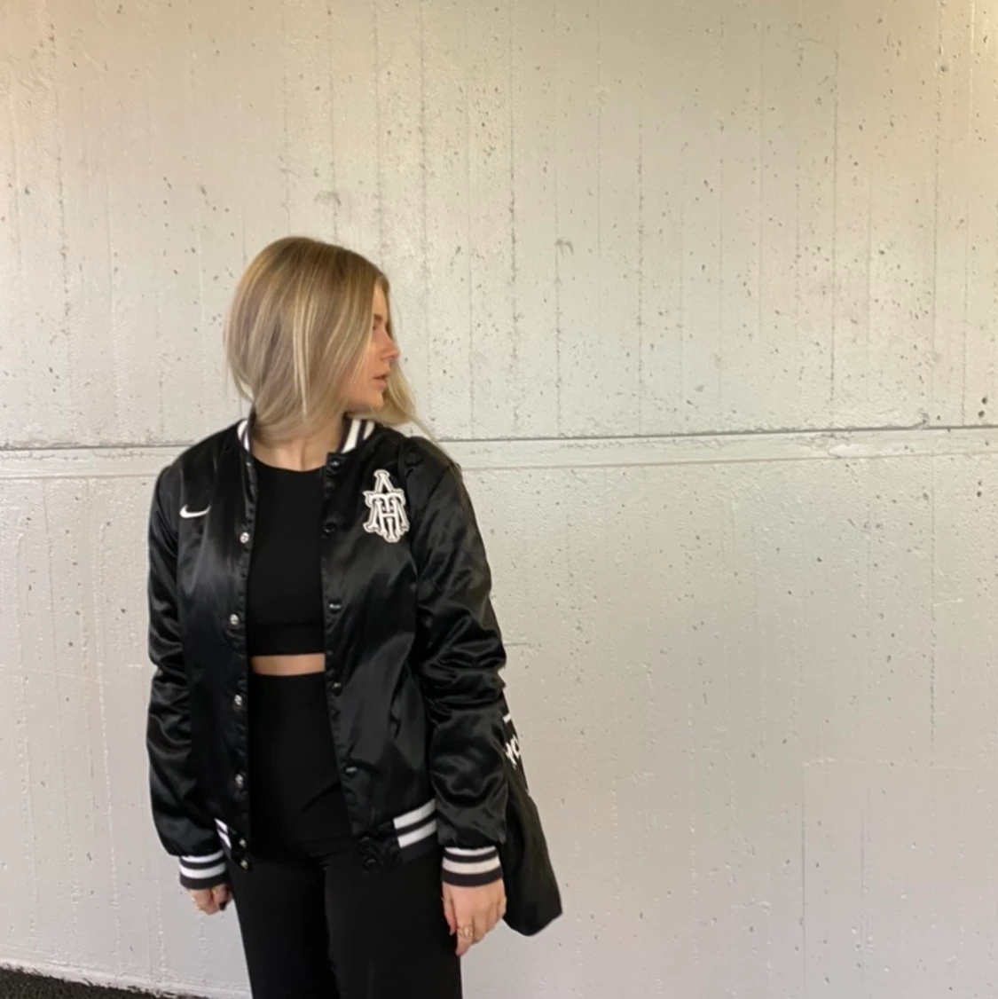 Collage jacka, baseball jacka