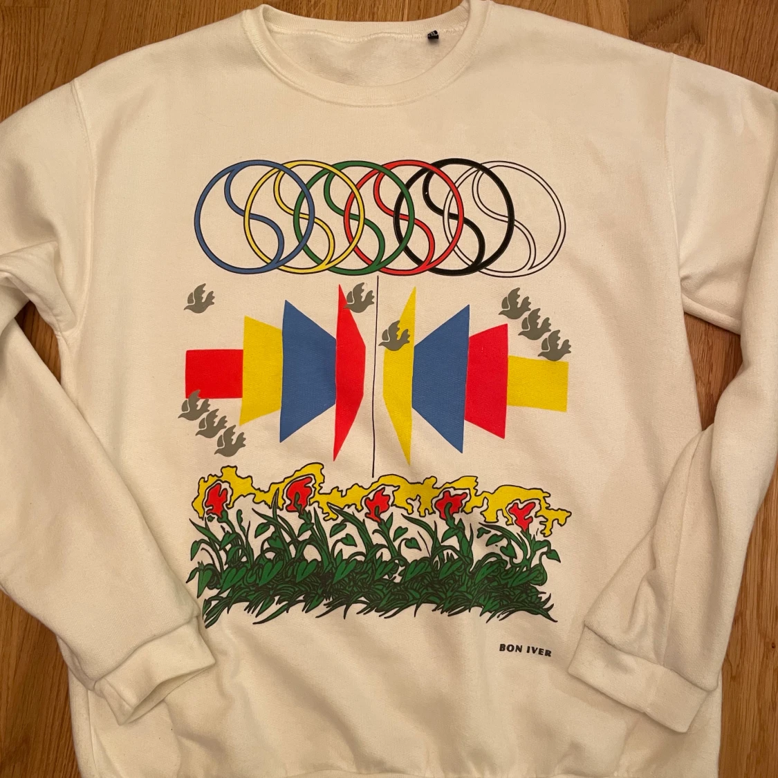Bon Iver Olympic ring crewneck M - 90