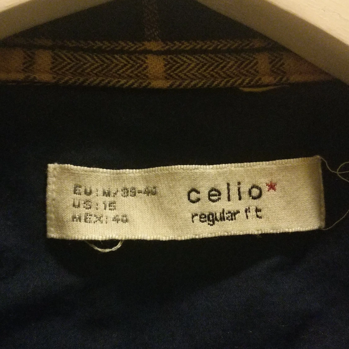 Yellow- blue checkered shirt  - 91