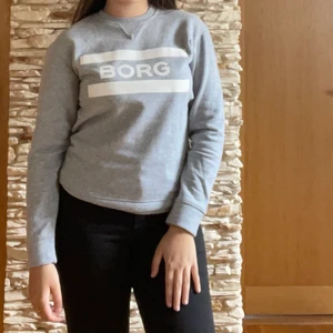 Grå björn borg tröja i storlek 36 - En jättefin grå tröja från björn borg, aldrig använts, väldigt bra skick. I storlek 36