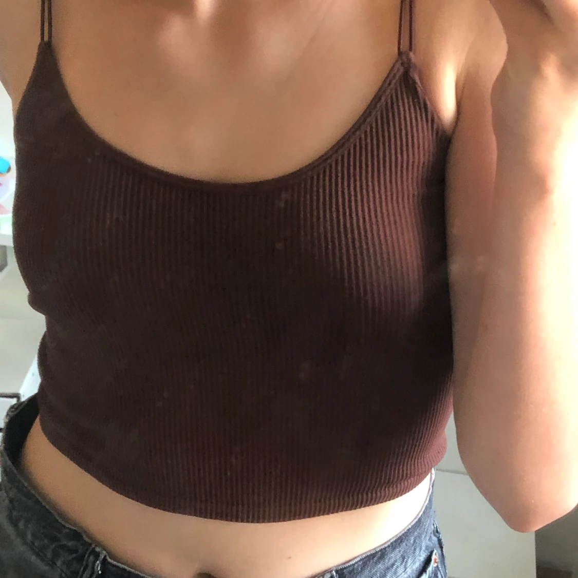 Brunt linne från zara  - 90