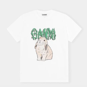 Ganni Tshirt - Helt ny Ganni Tshirt som är knappt använd!💕 storlek L men sitter lite over sized på mig som är en S!💕💕