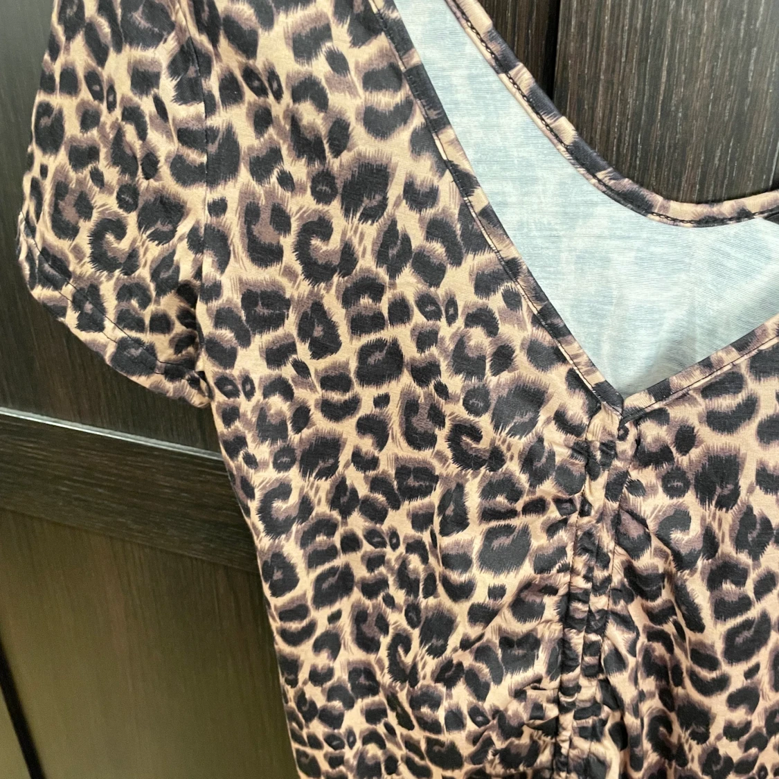 Leopardmönstrad klänning från Shein - 91