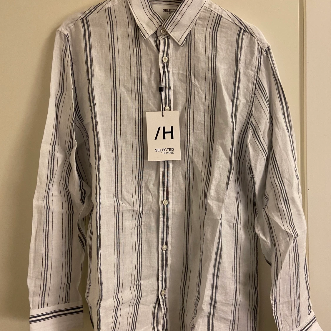 NY! Selected linne skjorta strl: M - 90