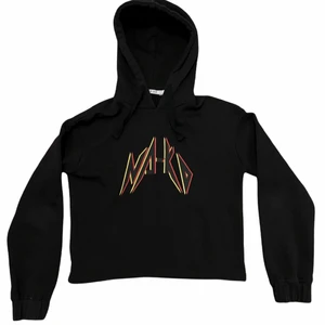 NA-KD black cropped hoddie  - Svart Hoddie från na-kd i storlek small✨🤍✨