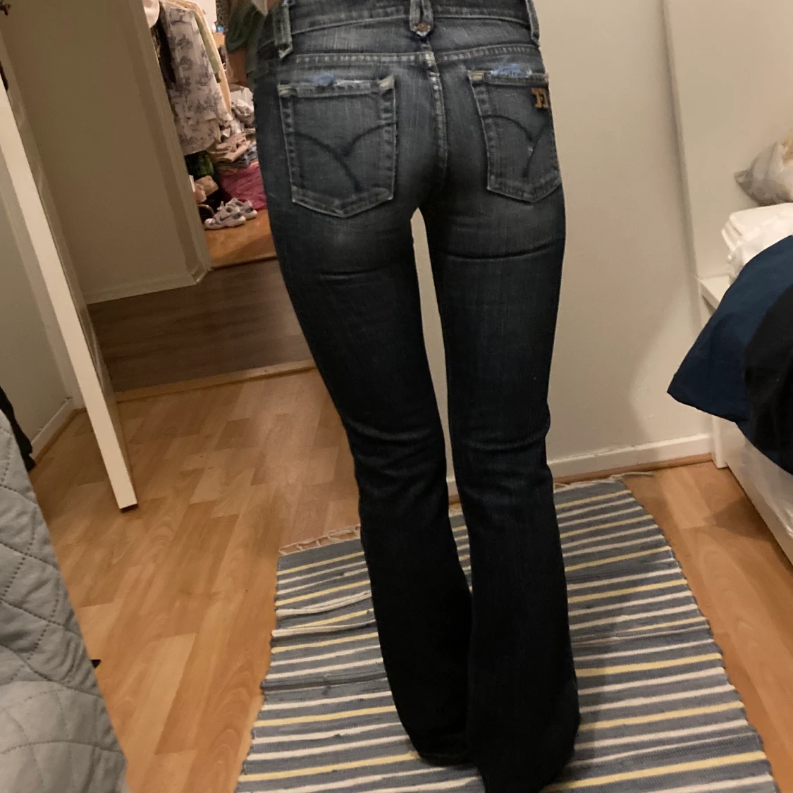 Lågmidjade jeans - 90