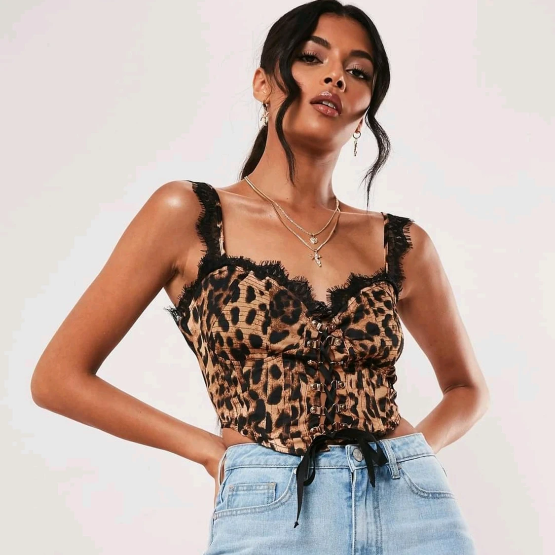 Korsett leopard från Missguided