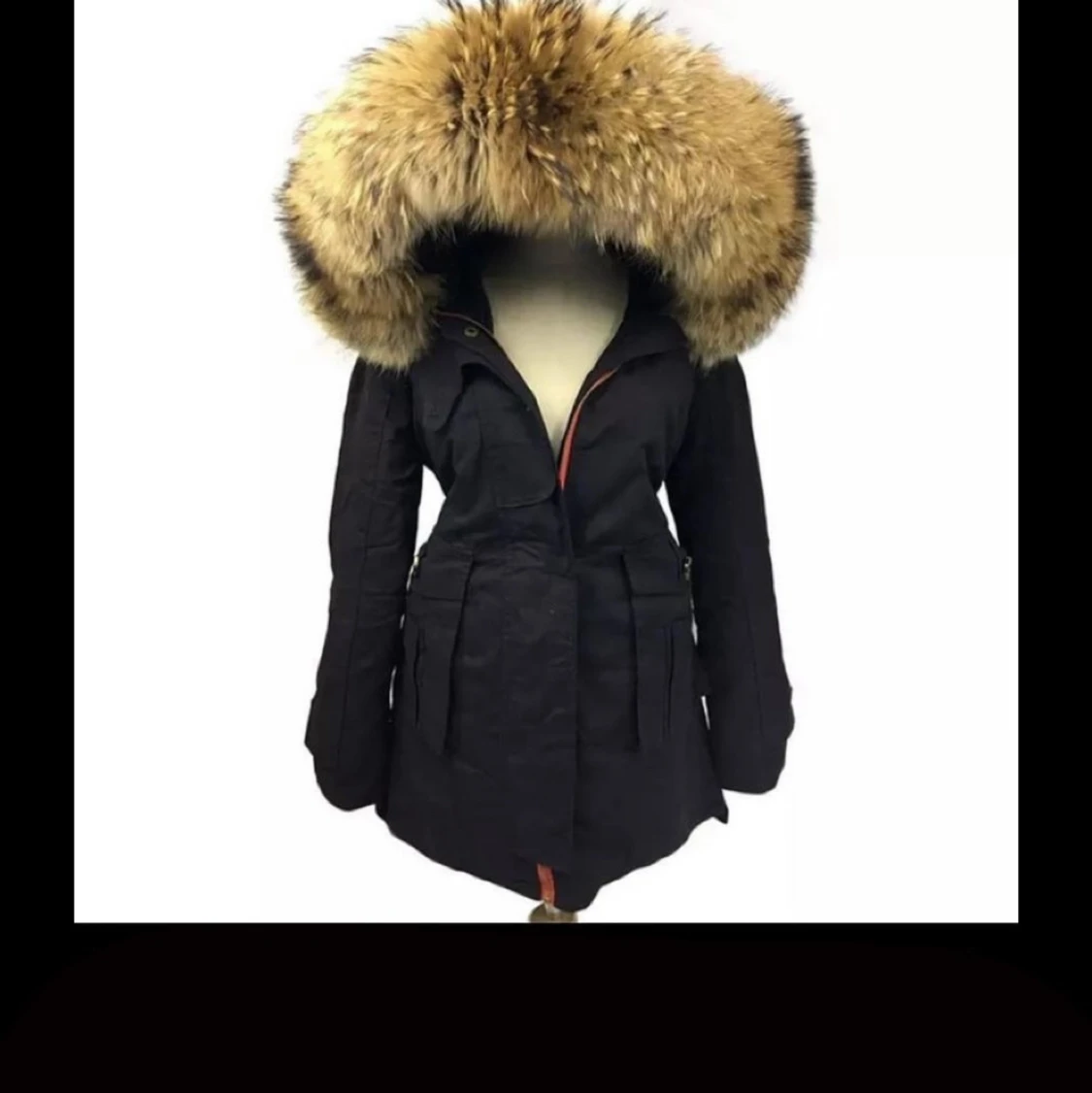 Jättefin pälsjacka i helt nytt skick