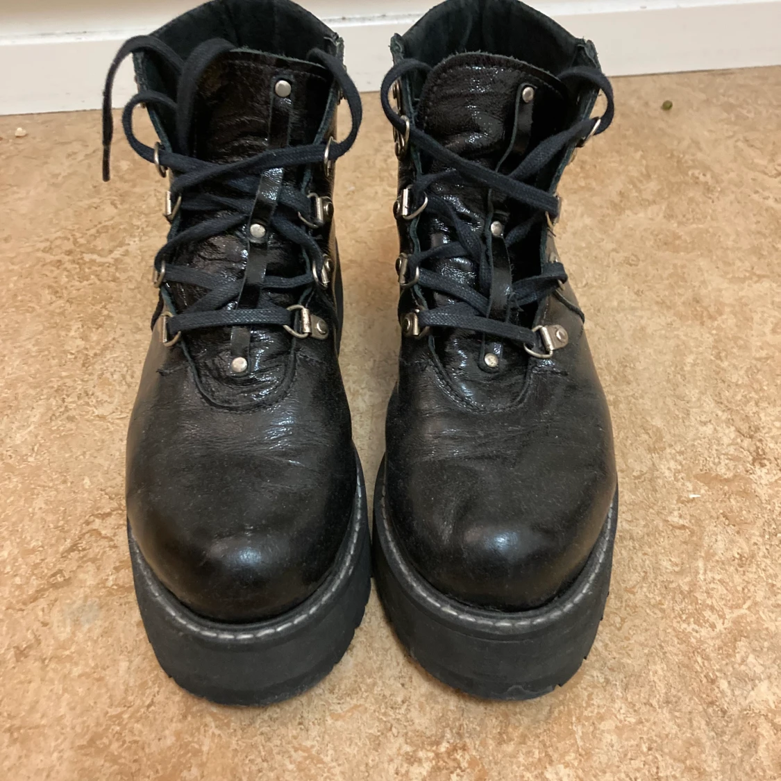 Handgjorda boots läder strl 39