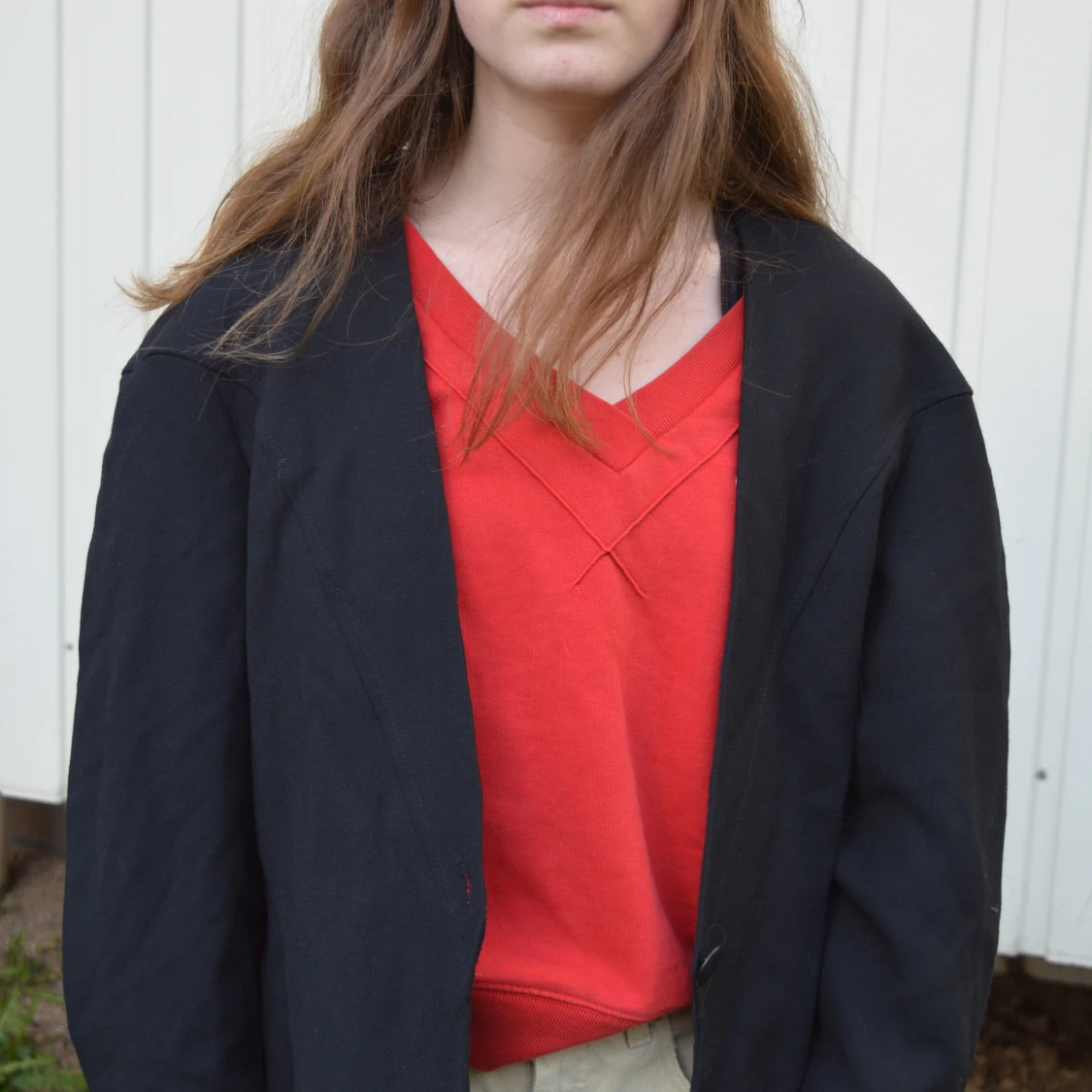 Svart 80-tals kavaj  - 90