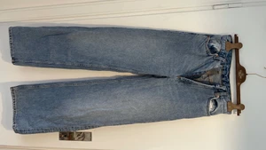 Vida ljusa jeans - Snygga höga jeans som är vida i benen