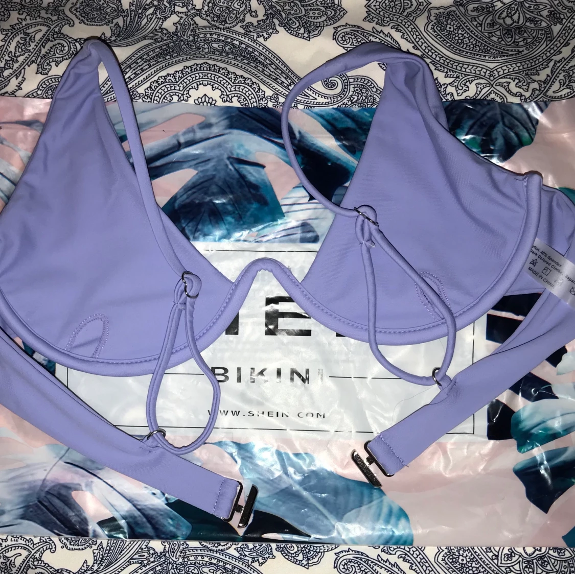 LILA BYGELBIKINI - 90