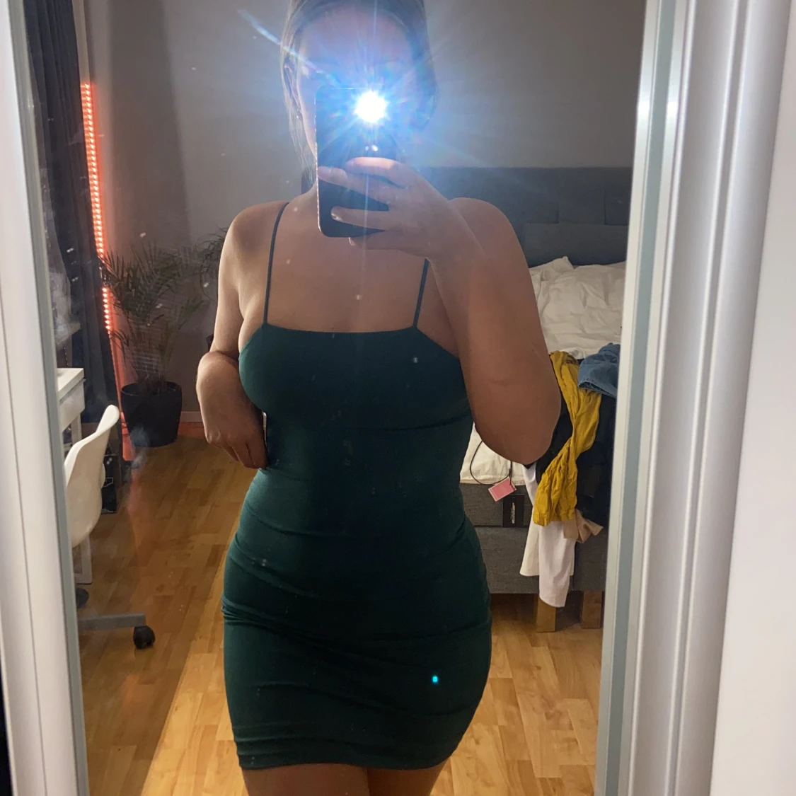 Grön klänning - 91