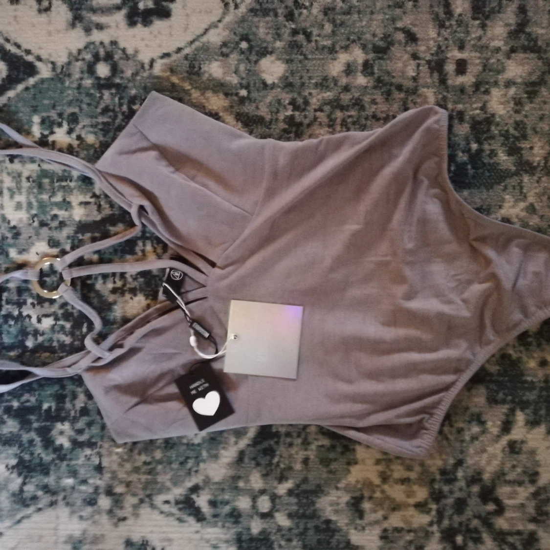 Sammets body från Missguided strl. 34 - 91