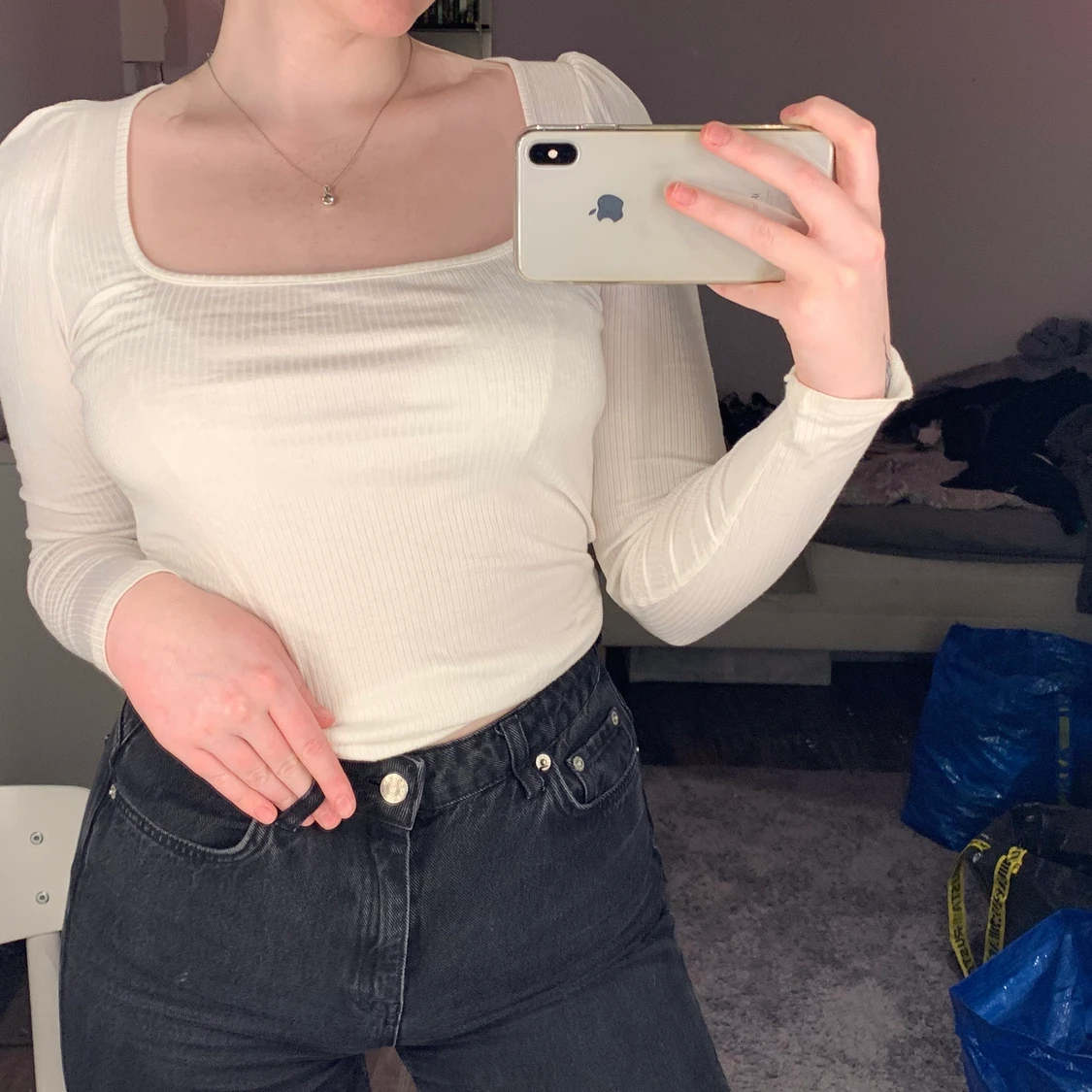 Långärmad topp  - 91