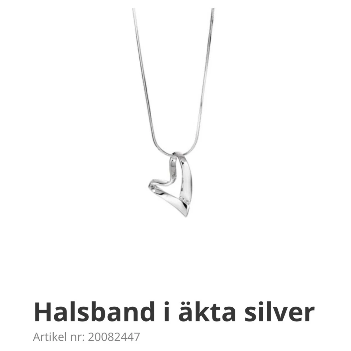 Silver halsband med diamanter 