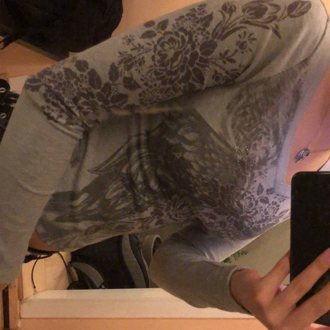 tight tröja med tryck