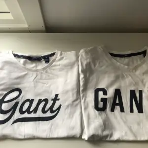 Säljer nu dessa två gant t-shirt i storlek 146-152 man kan köpa dem för 45 kr st eller båda för 80 kr