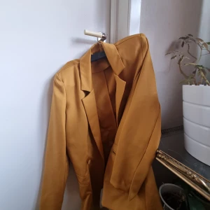 Blazer - En oversized blazer med guld intonation från Gina Tricot. Min kamera fångade inte riktigt upp färgen på den sista bilden, men det var enbart för att visa detaljer. Ett bra plagg till alltifrån nyår till en vanlig utekväll! 
