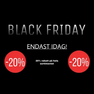 Black Friday - Black friday rea gäller endast IDAG på hela sortimentet