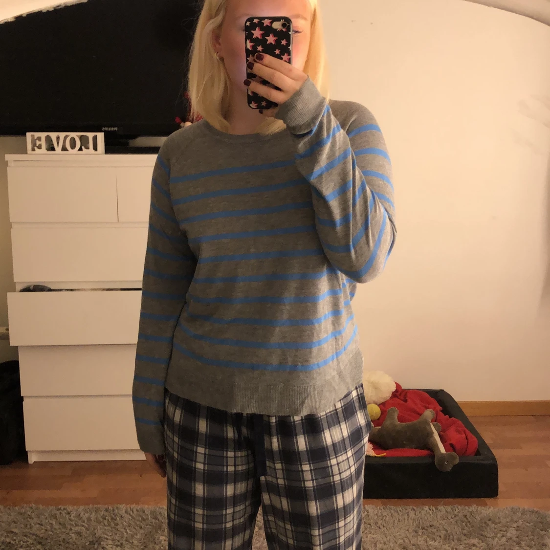 stickad tröja från zara