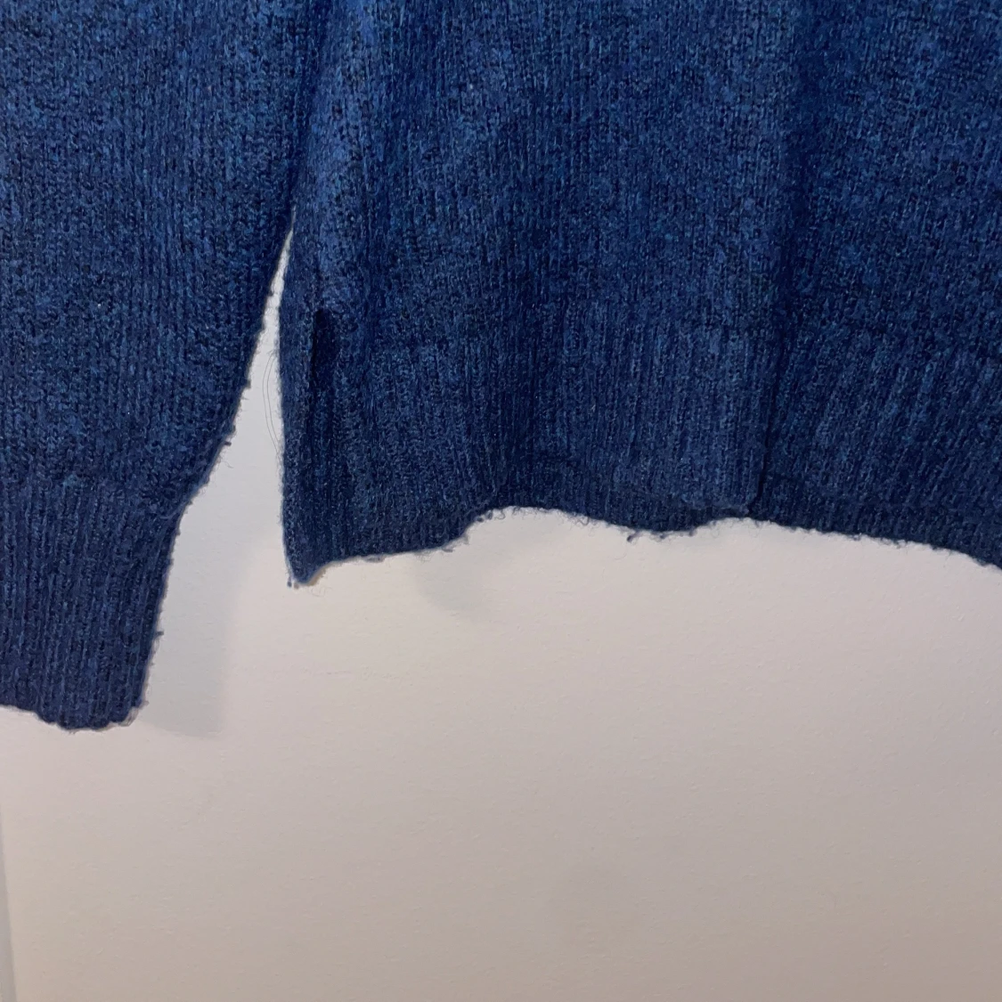  superfin mörkblå trendig stickad tröja⚡️ - 90