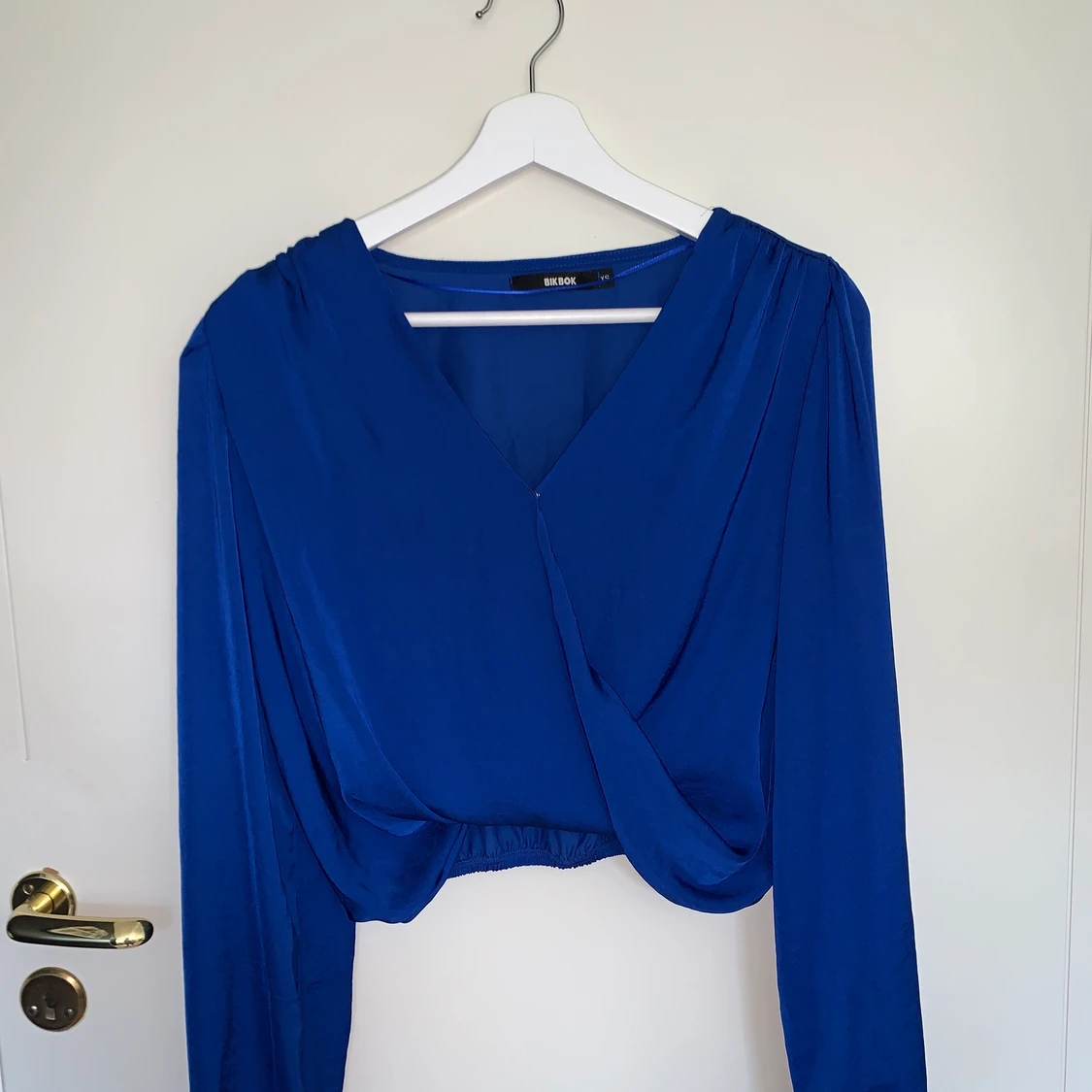 Blus i kornblå - 90