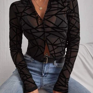 Sort fest top mesh ubrugt s - Ubrugt