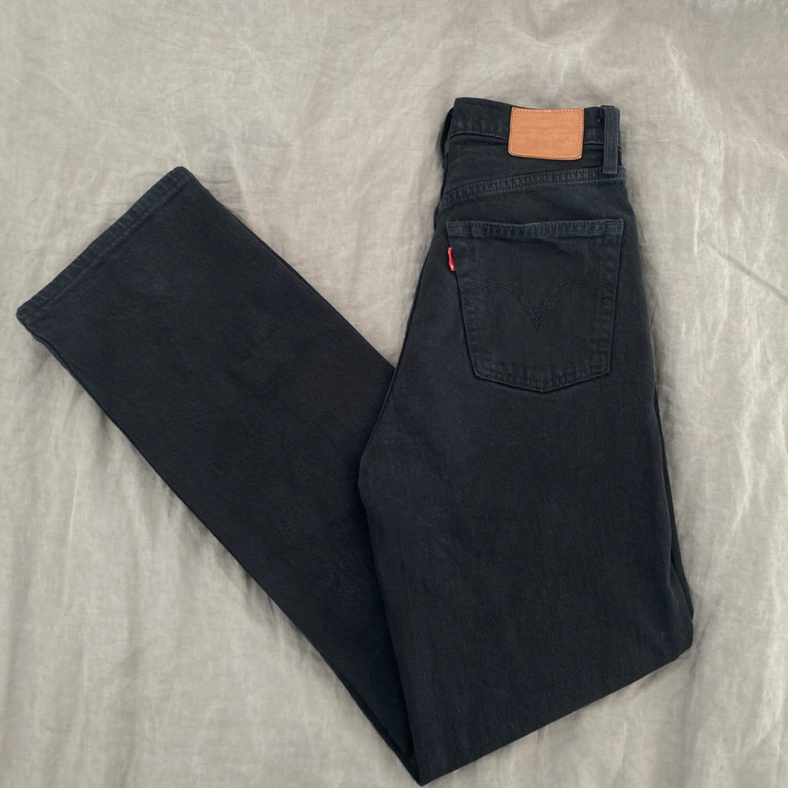 Levis Levi Ribcage Straight Raka Svarta  - 91