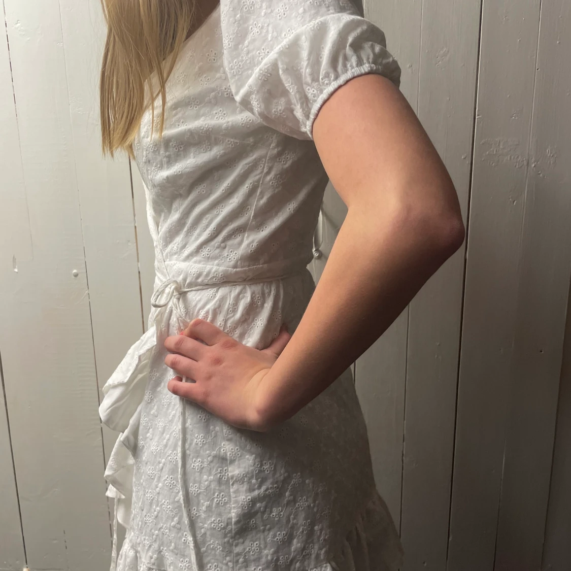 Vit sommarklänning - 90