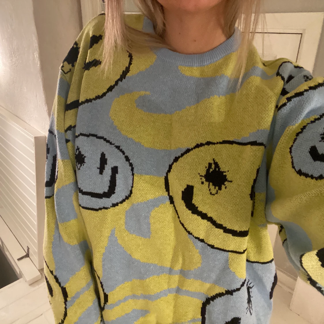 Stickad tröja