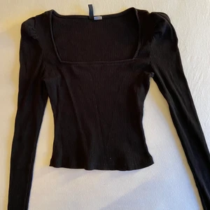 Topp - Svart långärmad från hm🤍 Storlek S