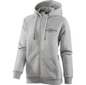 En grå hoodie från peak performance (dammodell) i storlek XS, använd några få gånger men är i bra skick. Jag köpte den för 1200kr och säljer för 300kr + frakt kostnad.