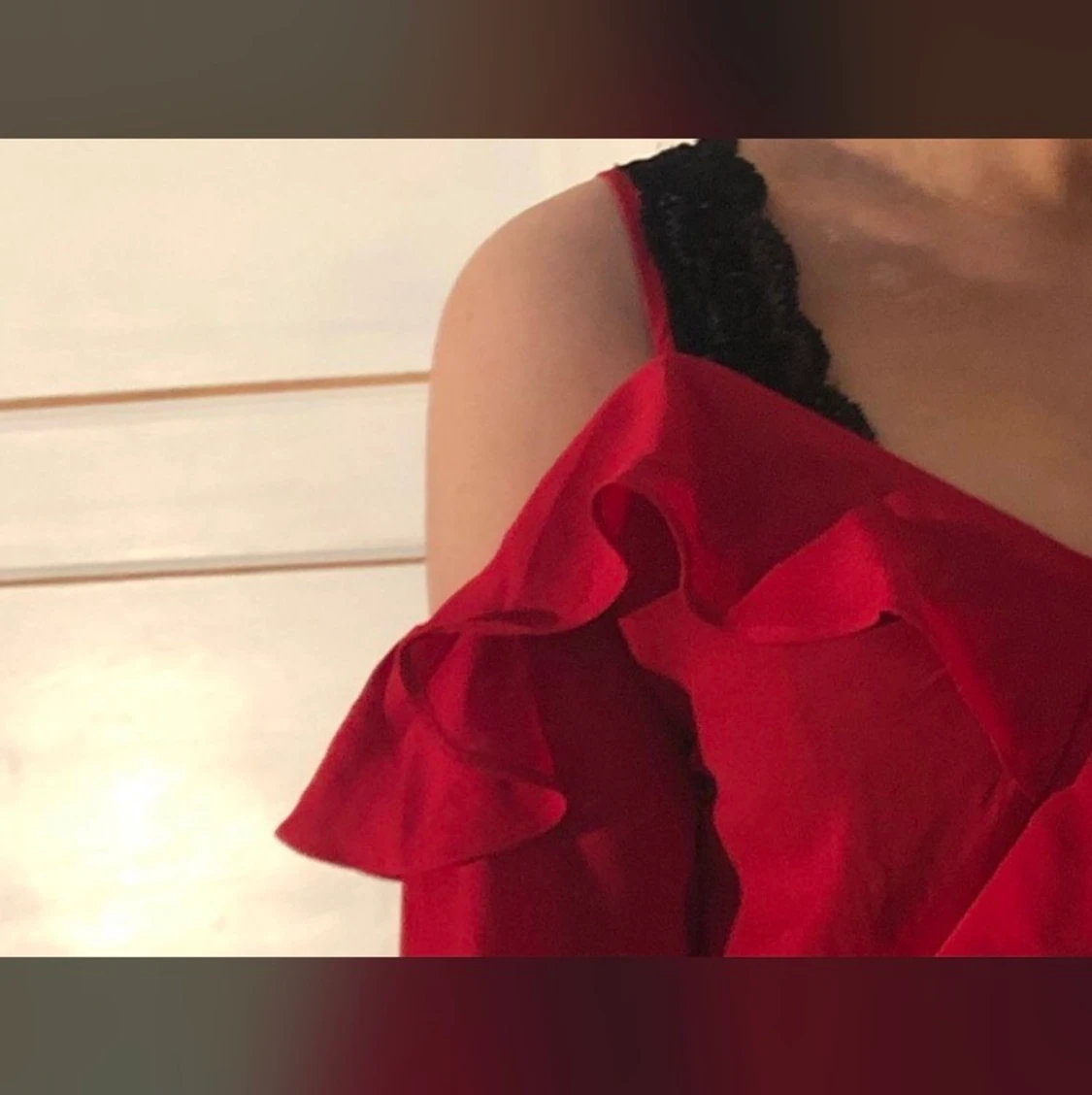 röd topp, storlek 34 - 90