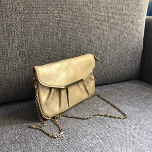 Ellegant golden bag from Italian brand Carpisa. 