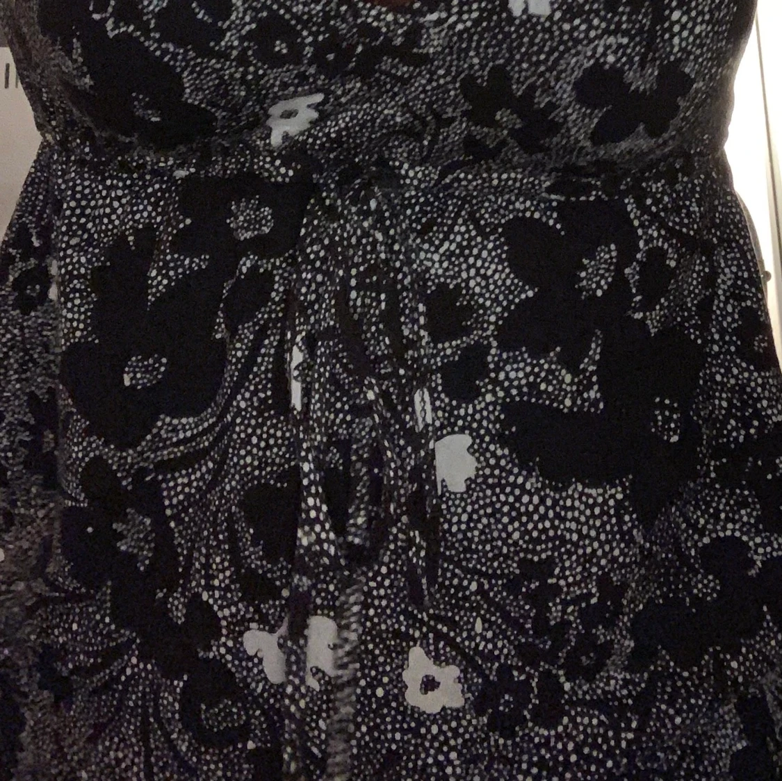 Klänning med blommönster  - 90