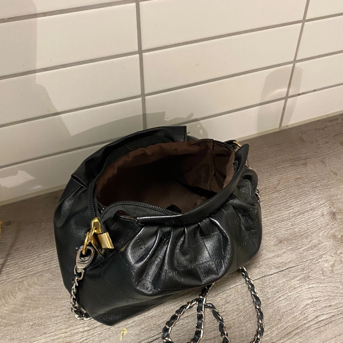 Läder liknande väska - 90