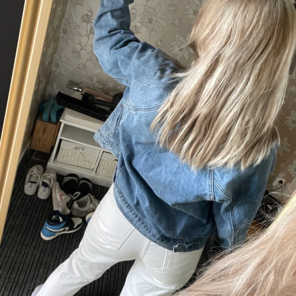 Blå jeansjacka  - 90