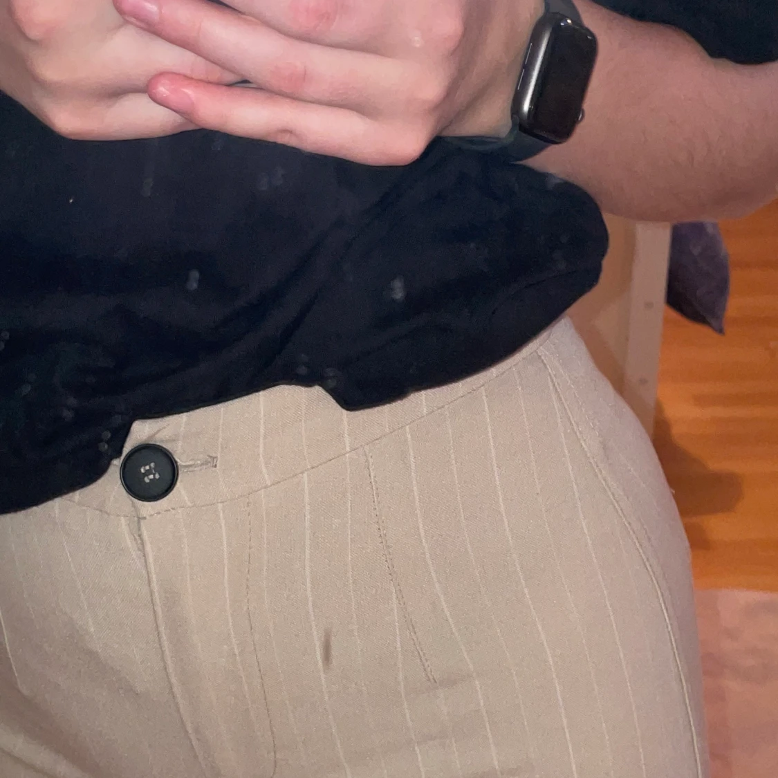 Randiga kostymbyxor  - 91