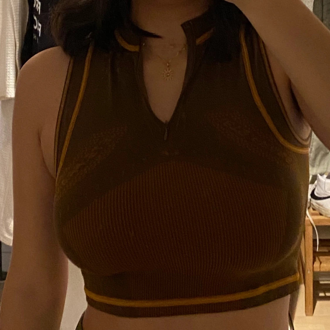 🍉🌞Brun snygg sommartröja🌞🍉 - 90