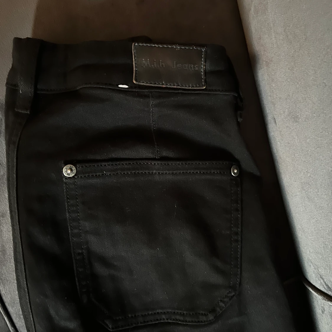 Svarta bootcut MIH jeans - 91